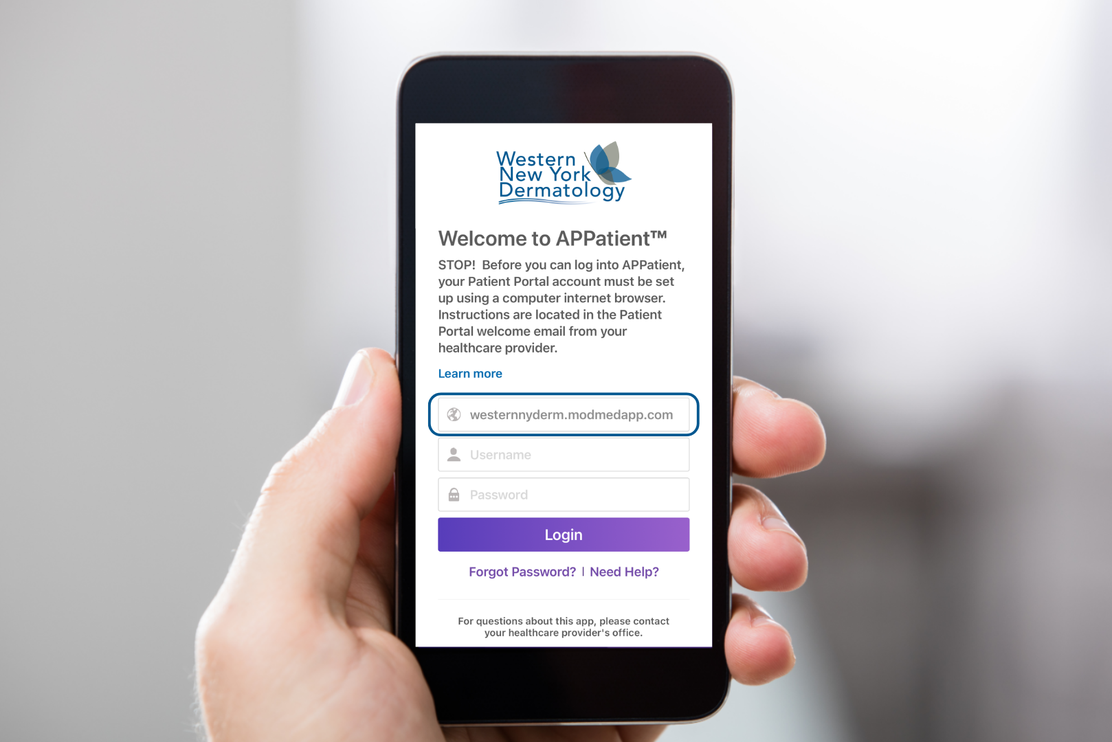 wny dermatology patient portal